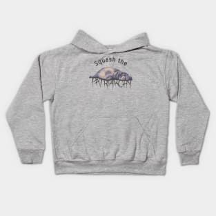 Squash the Patriarchy Hippo Kids Hoodie